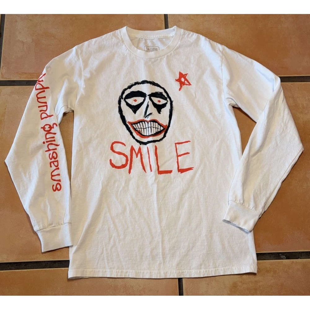 THE SMASHING PUMPKINS - SMILE DISARM LONG SLEEVE T SHIRT SZ Small